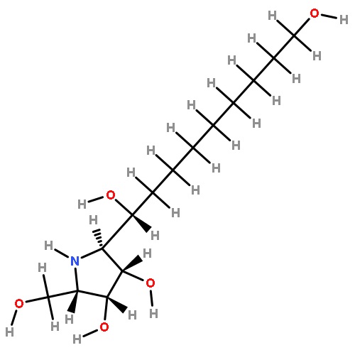 6-C-(8-hydroxyoctyl)-2,5-dideoxy-2,5-imino-D-galactitol