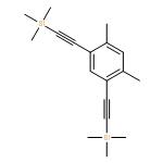 1,5-Dimethyl-2,4-bis[2-(trimethylsilyl)ethynyl]benzene