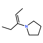 Pyrrolidine,1-(1-ethyl-1-propen-1-yl)-