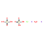 Syngenite(CaK2(SO4)2.H2O) (9CI)