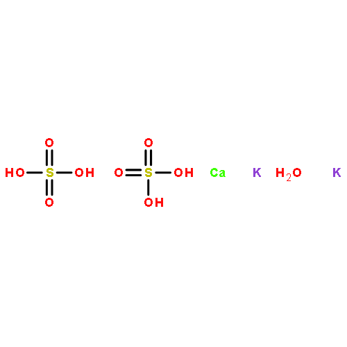 Syngenite(CaK2(SO4)2.H2O) (9CI)