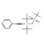 Methanesulfonic acid, trifluoro-, bis(1,1-dimethylethyl)(phenylethynyl)silylester