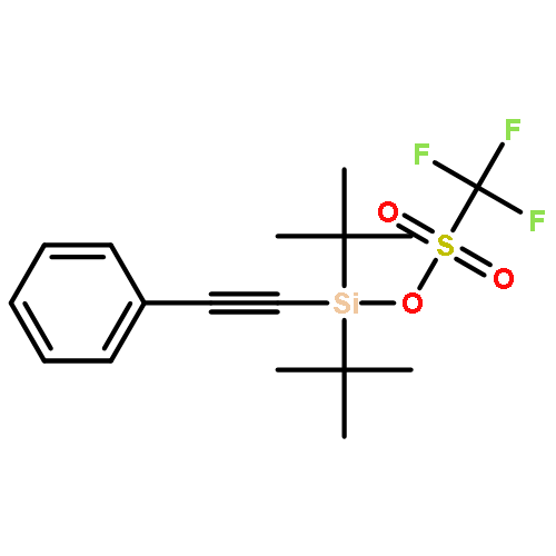 Methanesulfonic acid, trifluoro-, bis(1,1-dimethylethyl)(phenylethynyl)silylester