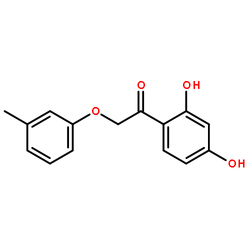 1-(2,4-dihydroxyphenyl)-2-(3-methylphenoxy)ethanone