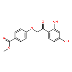 methyl 4-[2-(2,4-dihydroxyphenyl)-2-oxoethoxy]benzoate