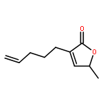 2(5H)-Furanone, 5-methyl-3-(4-pentenyl)-