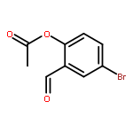 Benzaldehyde, 2-(acetyloxy)-5-bromo-