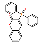 2H-1-Benzopyran-2-one, 3-(diphenylphosphinyl)-