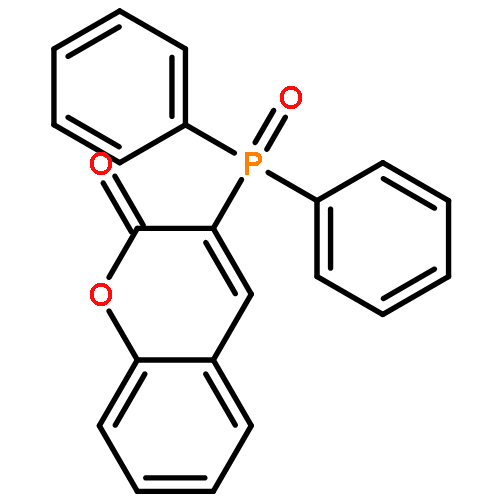 2H-1-Benzopyran-2-one, 3-(diphenylphosphinyl)-