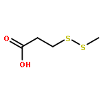 Propanoic acid, 3-(methyldithio)-