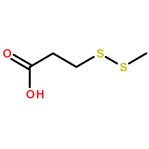 Propanoic acid, 3-(methyldithio)-