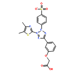 4-[5-[3-(carboxymethoxy)phenyl]-3-(4,5-dimethyl-1,3-thiazol-2-yl)tetrazol-3-ium-2-yl]benzenesulfonate