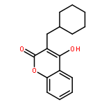 2H-1-Benzopyran-2-one, 3-(cyclohexylmethyl)-4-hydroxy-