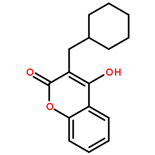 2H-1-Benzopyran-2-one, 3-(cyclohexylmethyl)-4-hydroxy-