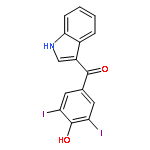 (4-Hydroxy-3,5-diiodophenyl)(1H-indol-3-yl)methanone