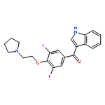 [3,5-DIIODO-4-(2-PYRROLIDIN-1-YLETHOXY)PHENYL]-(1H-INDOL-3-YL)METHANONE