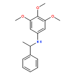 Benzenemethanamine, a-methyl-N-(3,4,5-trimethoxyphenyl)-