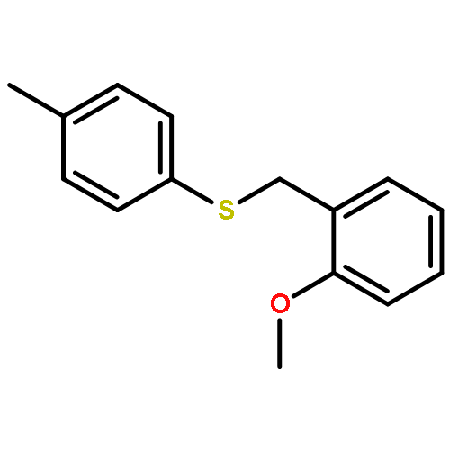 Benzene, 1-methoxy-2-[[(4-methylphenyl)thio]methyl]-