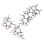 (3beta,16beta)-3,16-dihydroxypregna-5,20-diene-20-carboxylic acid gamma-lactone 3-O-alpha-L-rhamnopyranosyl(1->2)-beta-D-glucopyranoside