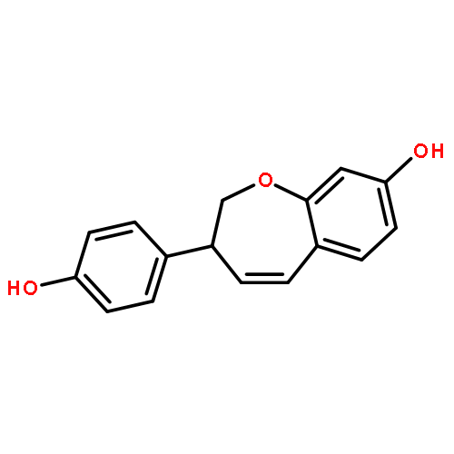 (3S)-2,3-dihydro-3-(4-hydroxyphenyl)-1-benzoxepin-8-ol