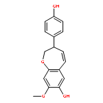 (3S)-2,3-dihydro-3-(4-hydroxyphenyl)-8-methoxy-1-benzoxepin-7-ol