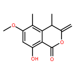 (S)-8-hydroxy-6-methoxy-4,5-dimethyl-3-methyleneisochroman-1-one