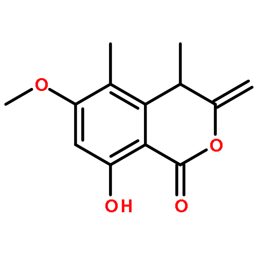 (S)-8-hydroxy-6-methoxy-4,5-dimethyl-3-methyleneisochroman-1-one