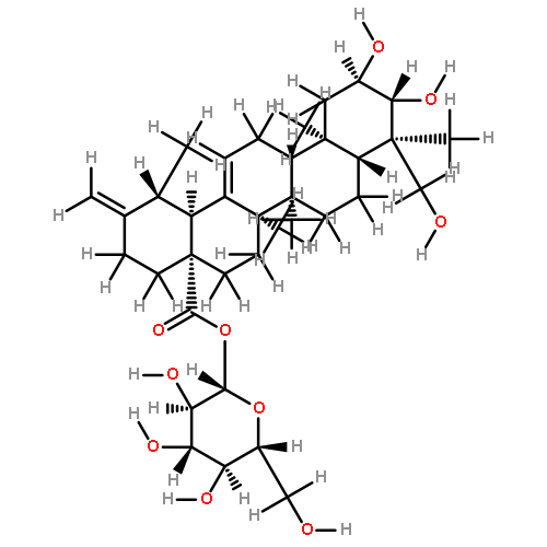 2alpha,3beta,23-trihydroxyurs-12,20(30)-dien-28-oic acid beta-D-glucopyranoside