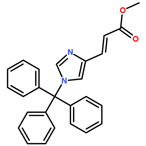 2-Propenoic acid, 3-[1-(triphenylmethyl)-1H-imidazol-4-yl]-, methylester, (E)-