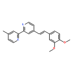 2,2'-Bipyridine, 4-[2-(3,4-dimethoxyphenyl)ethenyl]-4'-methyl-