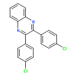 Quinoxaline, 2,3-bis(4-chlorophenyl)-