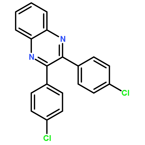 Quinoxaline, 2,3-bis(4-chlorophenyl)-