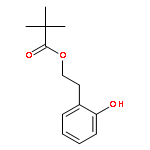 Propanoic acid, 2,2-dimethyl-, 2-(2-hydroxyphenyl)ethyl ester