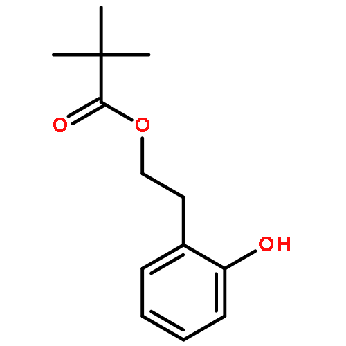 Propanoic acid, 2,2-dimethyl-, 2-(2-hydroxyphenyl)ethyl ester