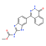 Carbamic acid,[5-(3,4-dihydro-4-oxo-1-phthalazinyl)-1H-benzimidazol-2-yl]-, methyl ester(9CI)