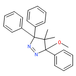 3H-Pyrazole, 4,5-dihydro-3-methoxy-4,4-dimethyl-3,5,5-triphenyl-