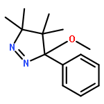 3H-Pyrazole, 4,5-dihydro-3-methoxy-4,4,5,5-tetramethyl-3-phenyl-