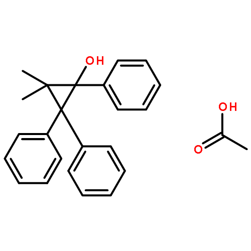 Cyclopropanol, 2,2-dimethyl-1,3,3-triphenyl-, acetate