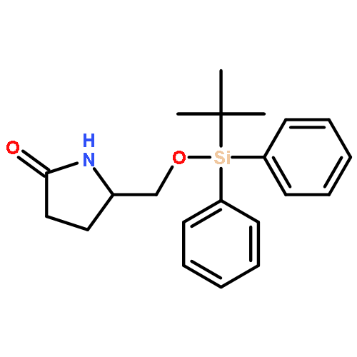 2-Pyrrolidinone, 5-[[[(1,1-dimethylethyl)diphenylsilyl]oxy]methyl]-, (R)-