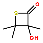 2-Thietanone, 3-hydroxy-3,4,4-trimethyl-