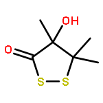 1,2-Dithiolan-3-one, 4-hydroxy-4,5,5-trimethyl-