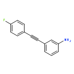 Benzenamine, 3-[(4-fluorophenyl)ethynyl]-