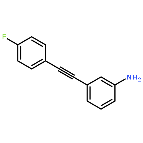 Benzenamine, 3-[(4-fluorophenyl)ethynyl]-