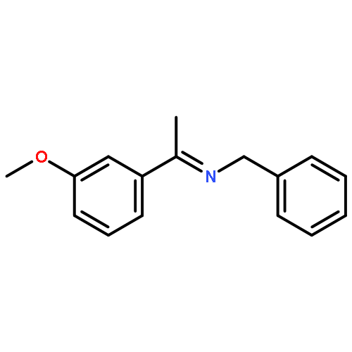 Benzenemethanamine, N-[1-(3-methoxyphenyl)ethylidene]-