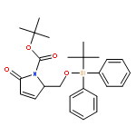 2-methyl-2-propanyl (2s)-2-({[(2-methyl-2-propanyl)(diphenyl)sily L]oxy}methyl)-5-oxo-2,5-dihydro-1h-pyrrole-1-carboxylate