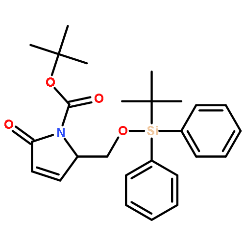 2-methyl-2-propanyl (2s)-2-({[(2-methyl-2-propanyl)(diphenyl)sily L]oxy}methyl)-5-oxo-2,5-dihydro-1h-pyrrole-1-carboxylate