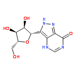 7H-Pyrazolo[4,3-d]pyrimidin-7-one,1,6-dihydro-3-b-D-ribofuranosyl-