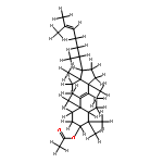 (10S)-3c-Acetoxy-4.4.10r.13t.14c-pentamethyl-17t-((R)-1.5-dimethyl-hexen-(4)-yl)-(5tH)-Delta8-tetradecahydro-1H-cyclopenta[a]phenanthren