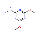 2-hydrazinyl-4,6-dimethoxy-1,3,5-triazine