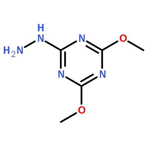 2-hydrazinyl-4,6-dimethoxy-1,3,5-triazine